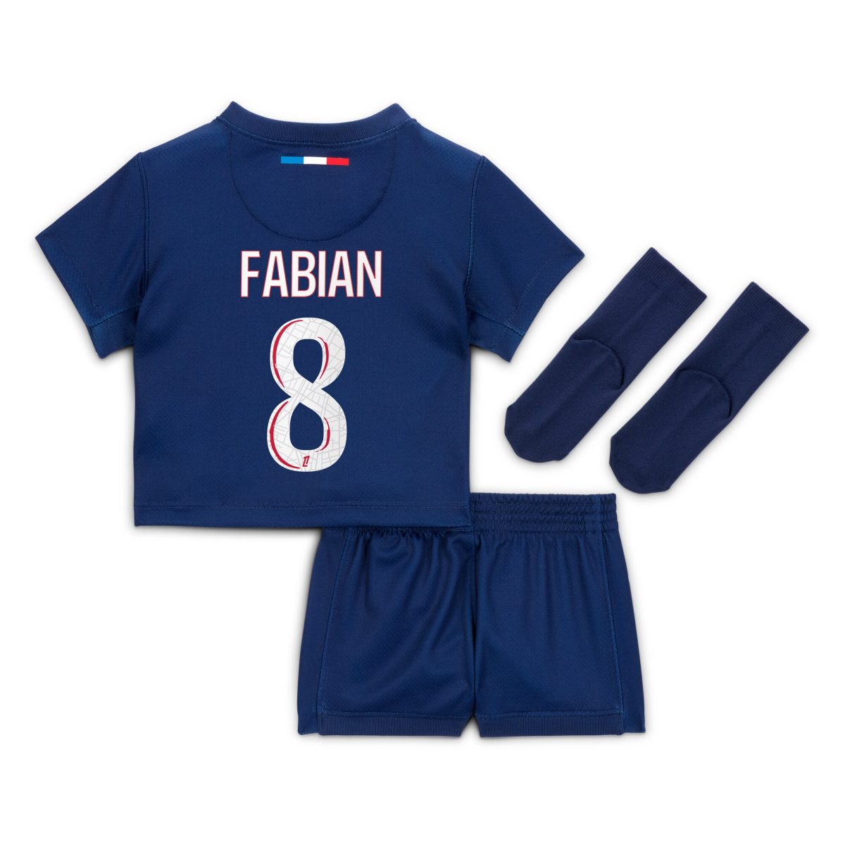 tenue domicile psg nike 2425 – bebe avec flocage fabian 8 Série | Maillots et Vêtements PSG Exclusifs sur PSG Shop