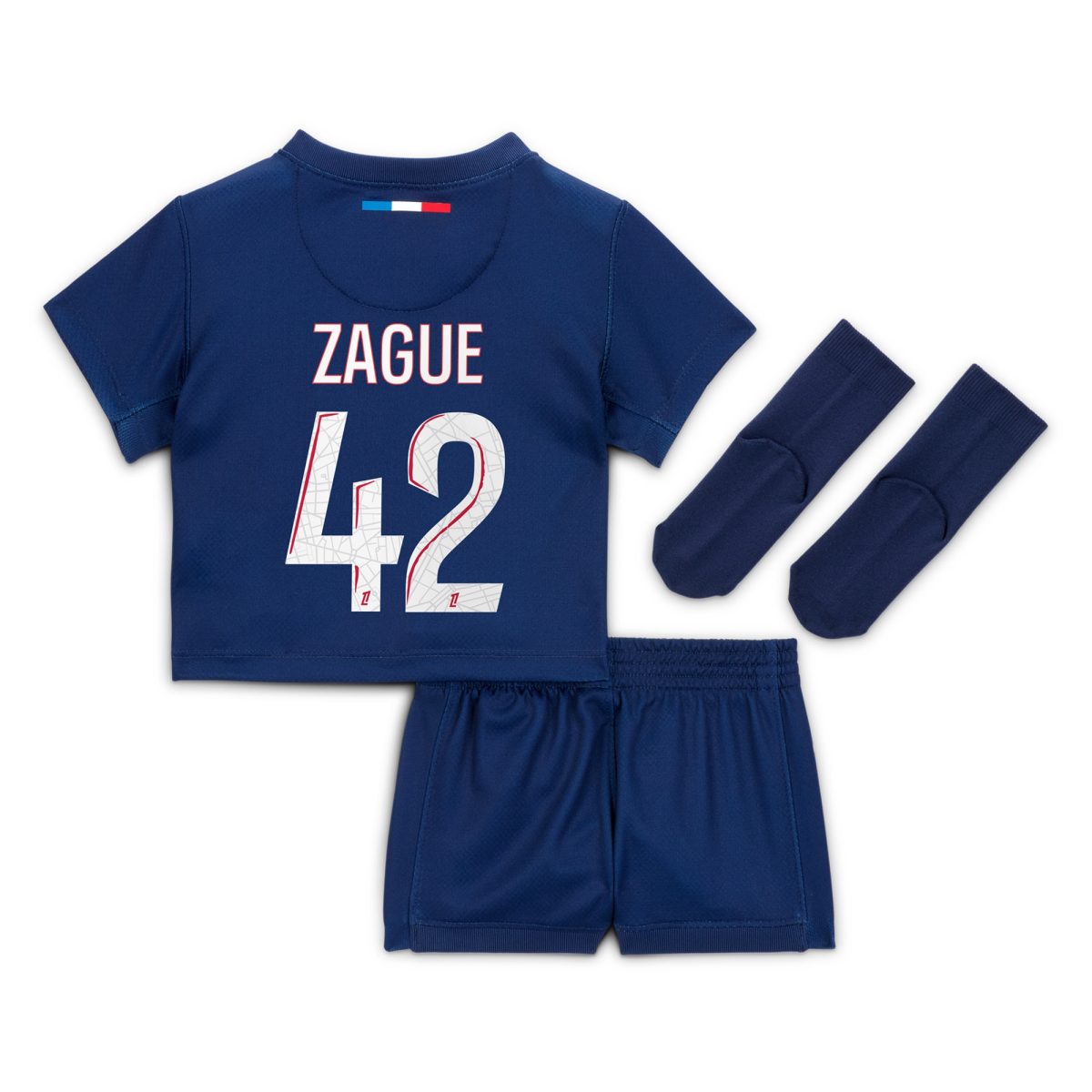tenue domicile psg nike 2425 – bebe avec flocage zague 42 Série | Maillots et Vêtements PSG Exclusifs sur PSG Shop