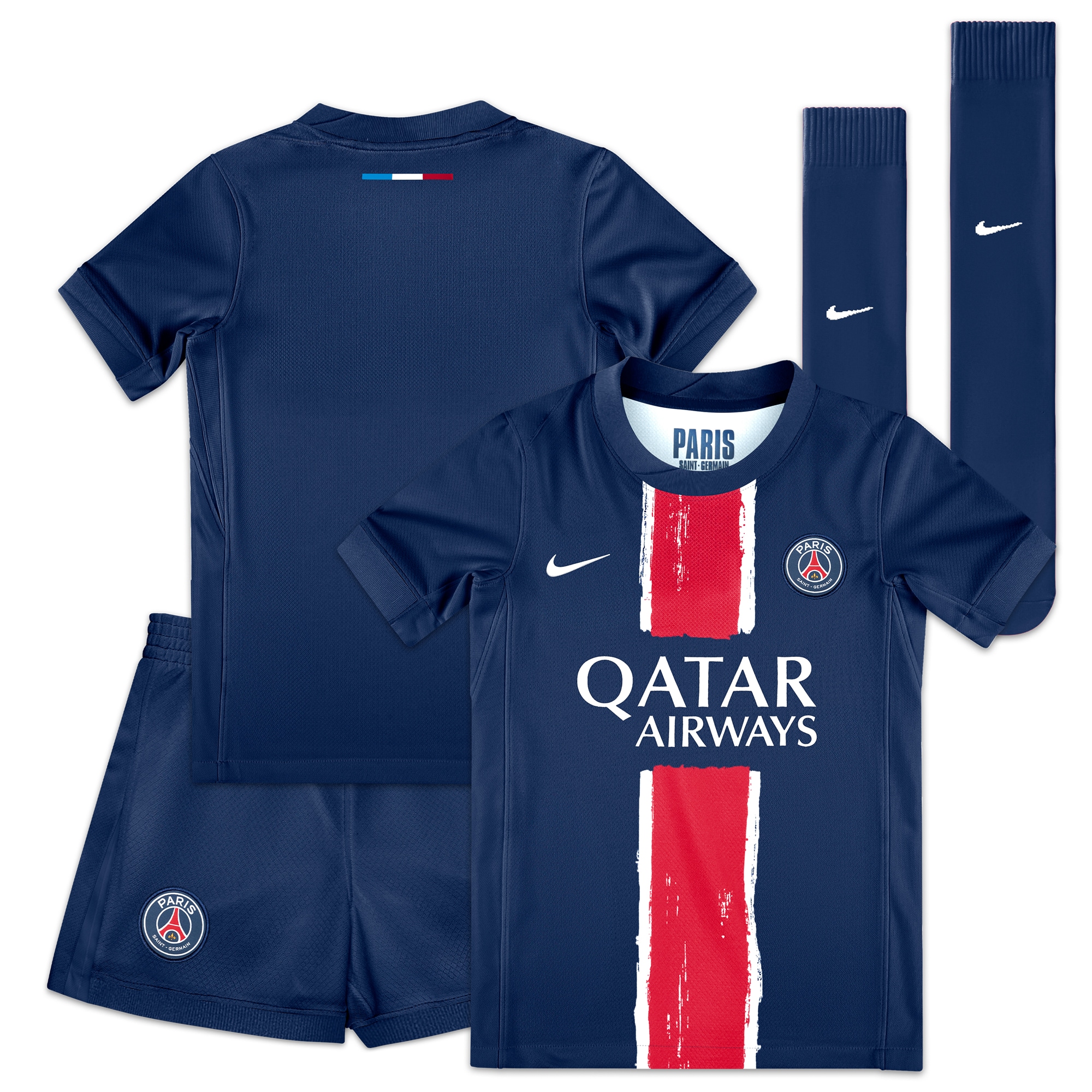 tenue domicile psg nike 2425 – jeune enfant avec impression personnalisee Série | Maillots et Vêtements PSG Exclusifs sur PSG Shop