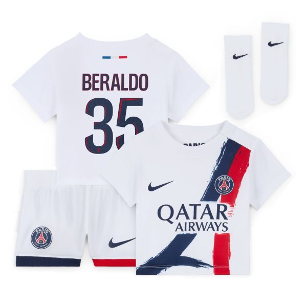 tenue exterieur psg nike 2425 – bebe avec flocage beraldo 35 Série | Maillots et Vêtements PSG Exclusifs sur PSG Shop