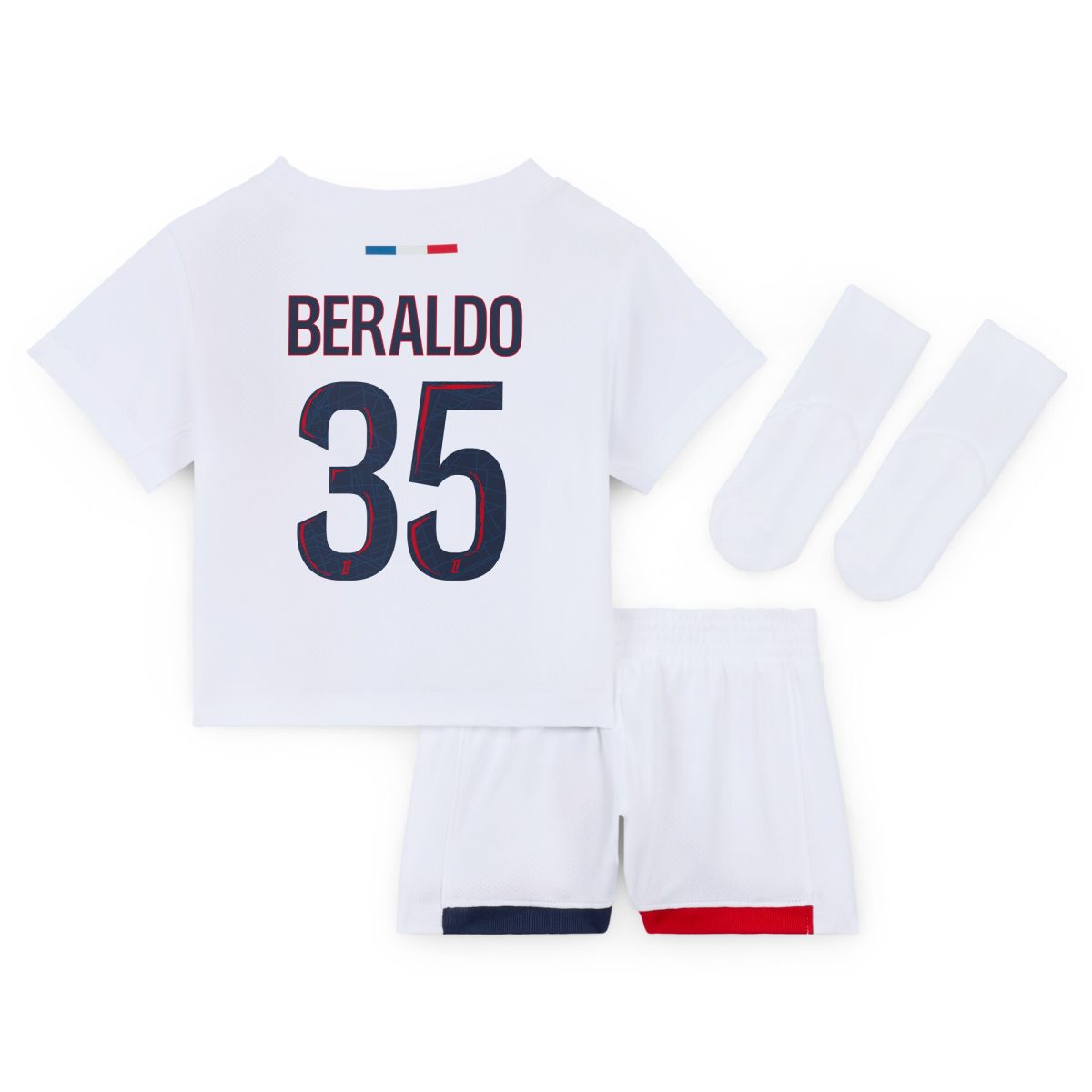 tenue exterieur psg nike 2425 – bebe avec flocage beraldo 35 Série | Maillots et Vêtements PSG Exclusifs sur PSG Shop