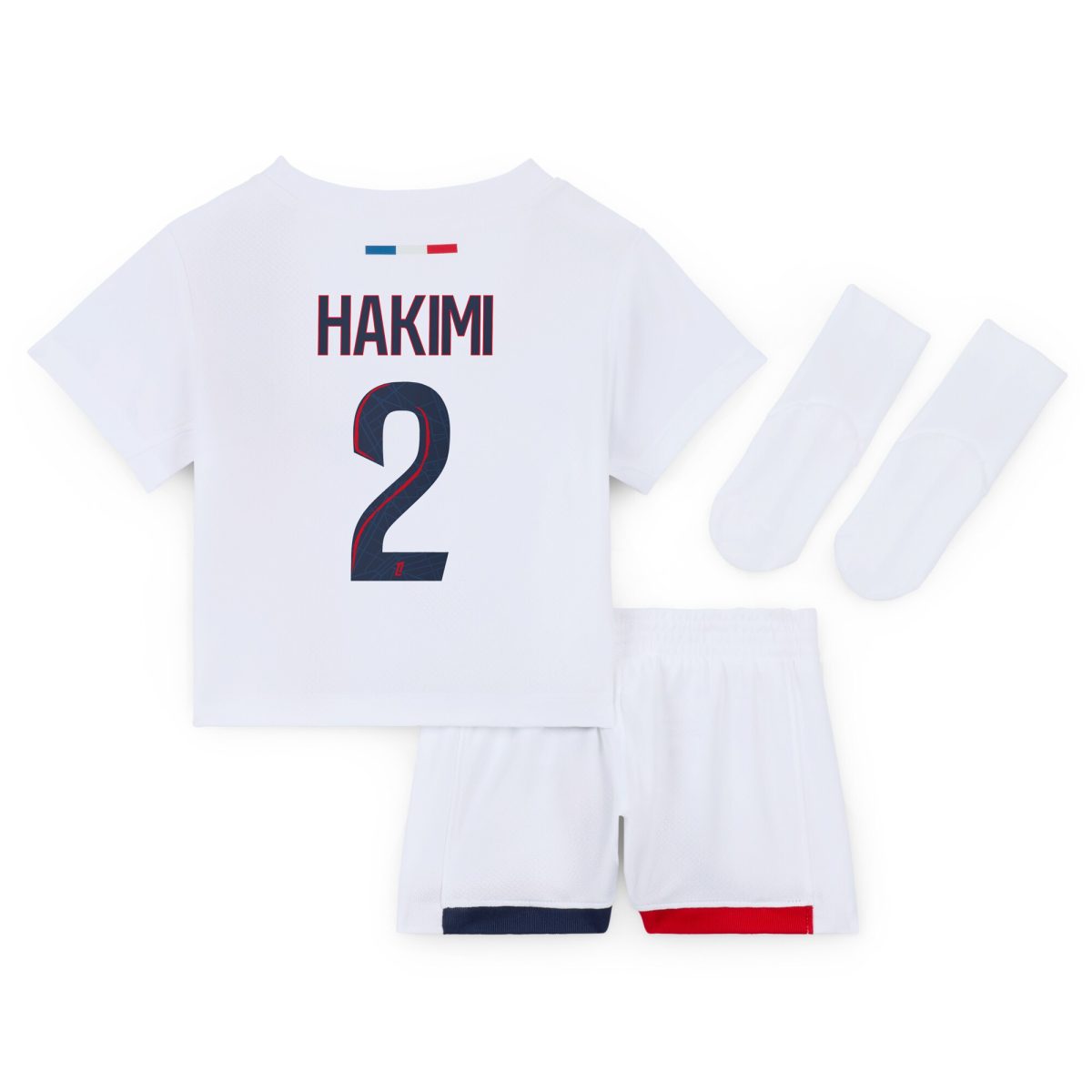tenue exterieur psg nike 2425 – bebe avec flocage hakimi 2 Série | Maillots et Vêtements PSG Exclusifs sur PSG Shop
