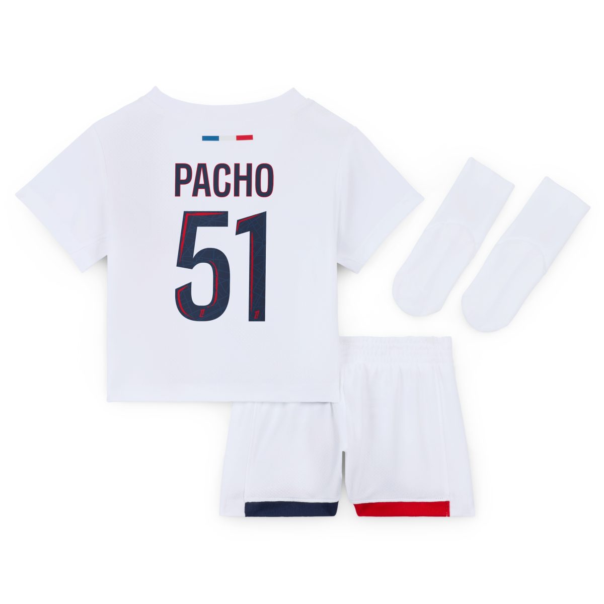 tenue exterieur psg nike 2425 – bebe avec flocage pacho 51 Série | Maillots et Vêtements PSG Exclusifs sur PSG Shop