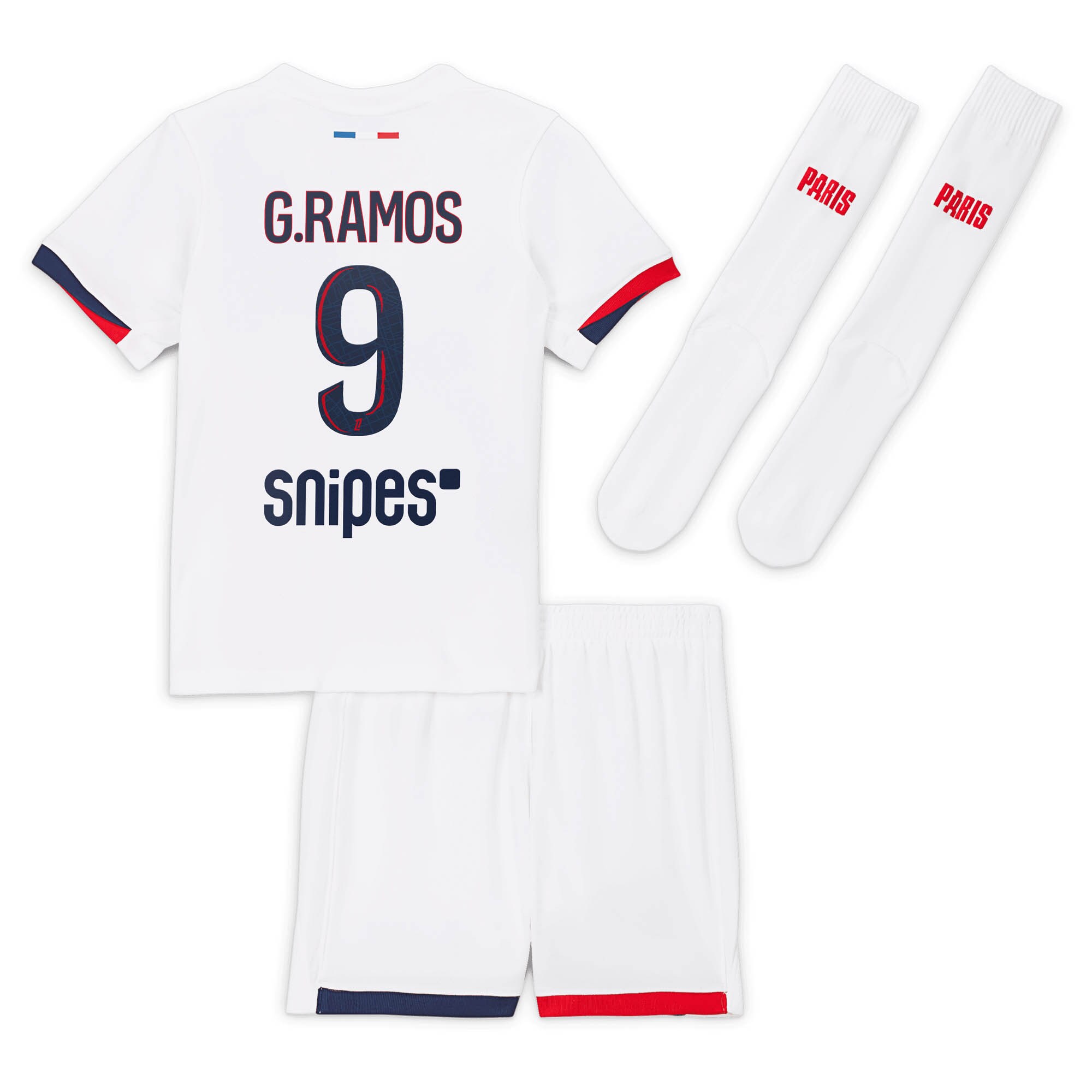 tenue exterieur psg nike 2425 – jeune enfant avec flocage g.ramos 9 Série | Maillots et Vêtements PSG Exclusifs sur PSG Shop