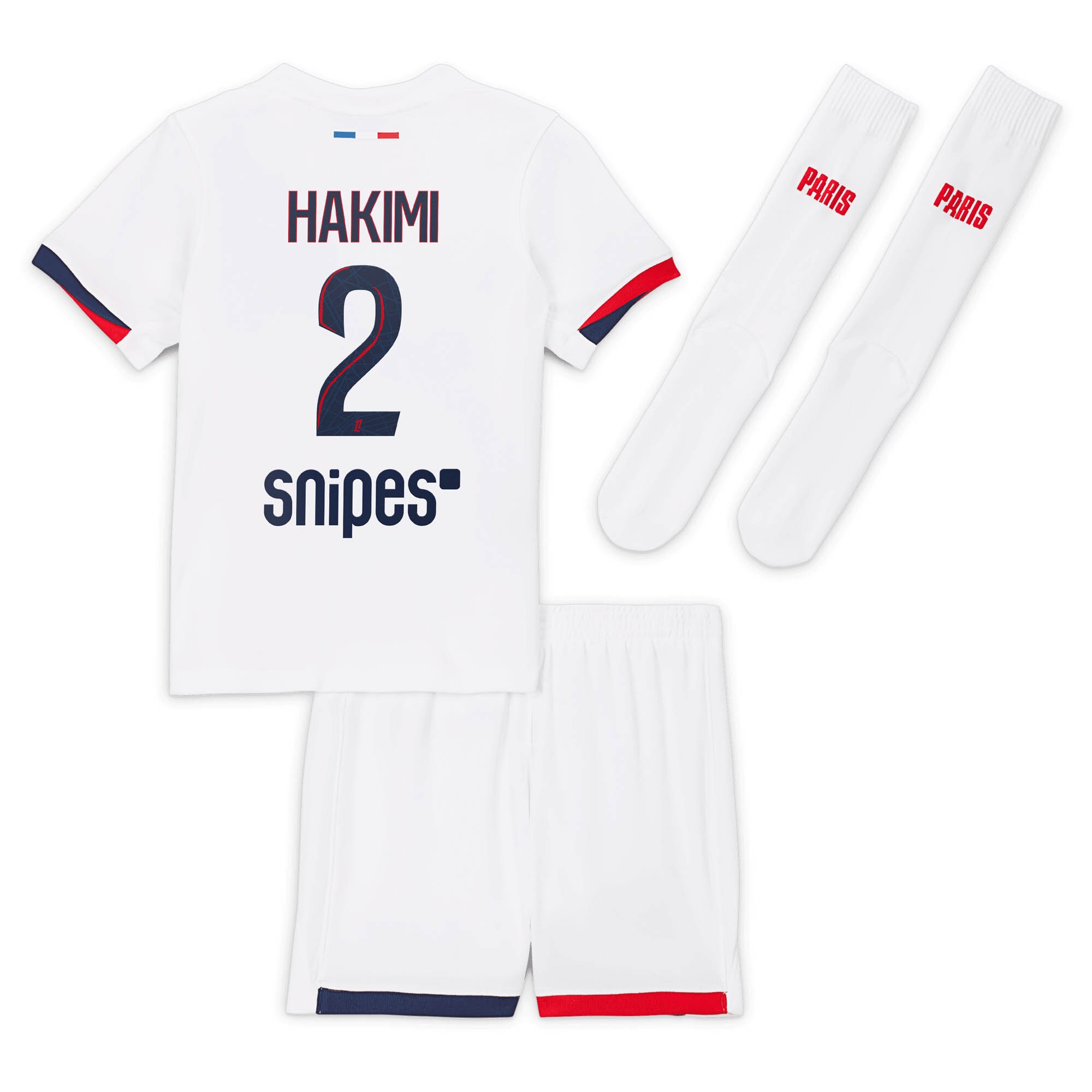 tenue exterieur psg nike 2425 – jeune enfant avec flocage hakimi 2 Série | Maillots et Vêtements PSG Exclusifs sur PSG Shop