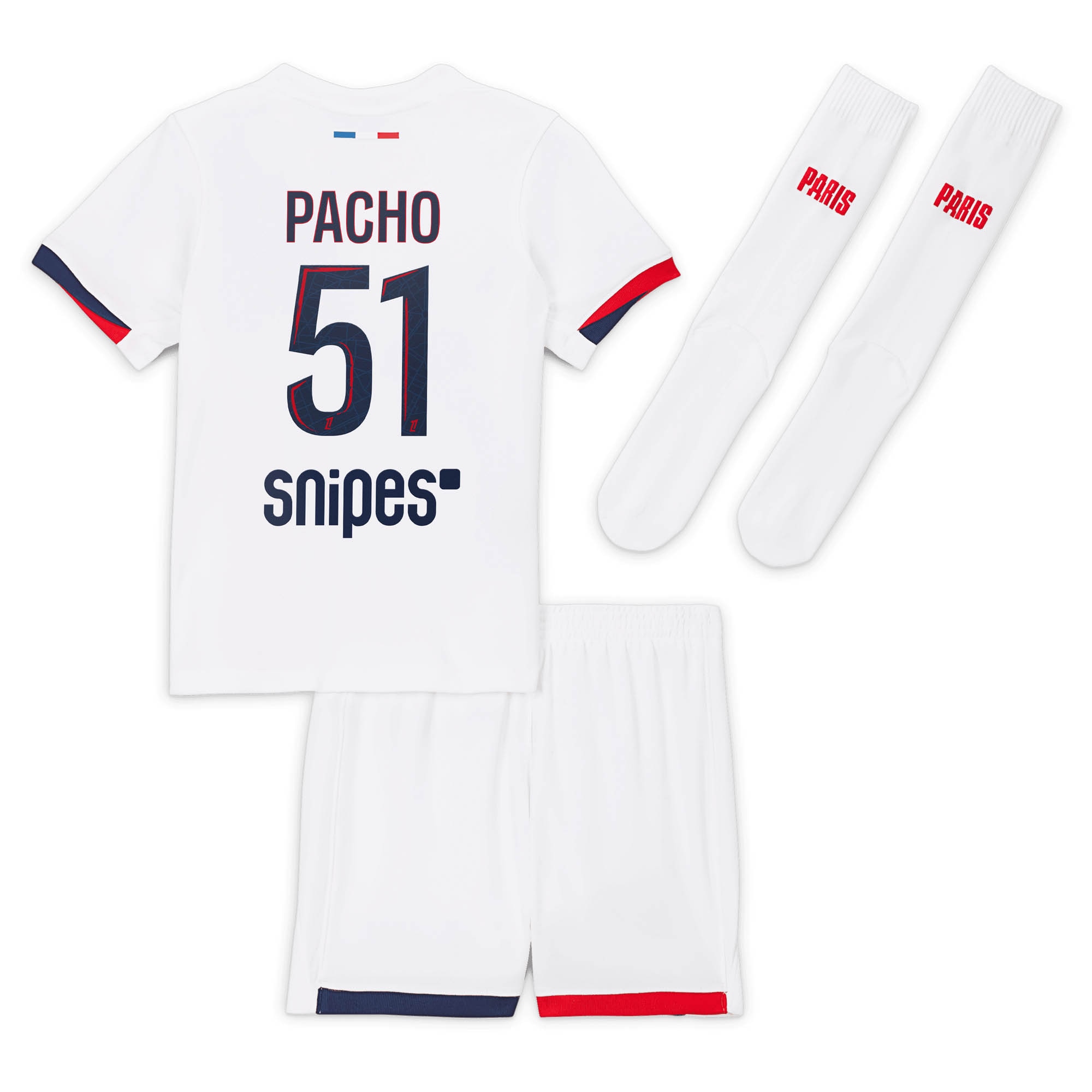 tenue exterieur psg nike 2425 – jeune enfant avec flocage pacho 51 Série | Maillots et Vêtements PSG Exclusifs sur PSG Shop
