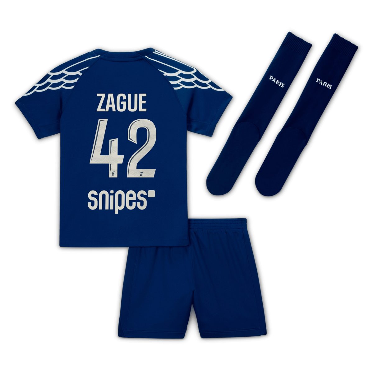 tenue fourth stadium psg jordan 2024-25 – jeune enfant avec flocage zague 42 Série | Maillots et Vêtements PSG Exclusifs sur PSG Shop