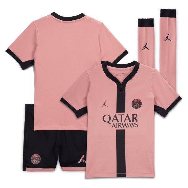 tenue third psg jordan 2425 – jeune enfant avec impression personnalisee Série | Maillots et Vêtements PSG Exclusifs sur PSG Shop